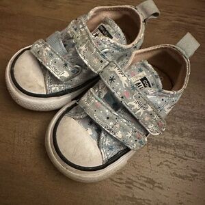 Converse Kids' Starry Blue and White Sneakers